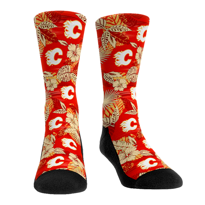 Calgary Flames - Floral by Rock 'Em Socks
