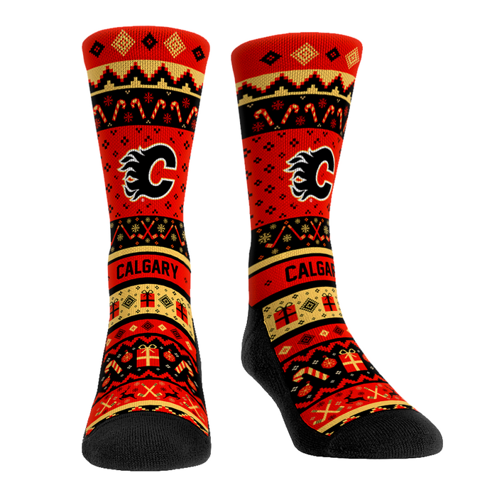 Calgary Flames - Tacky Sweater by Rock 'Em Socks