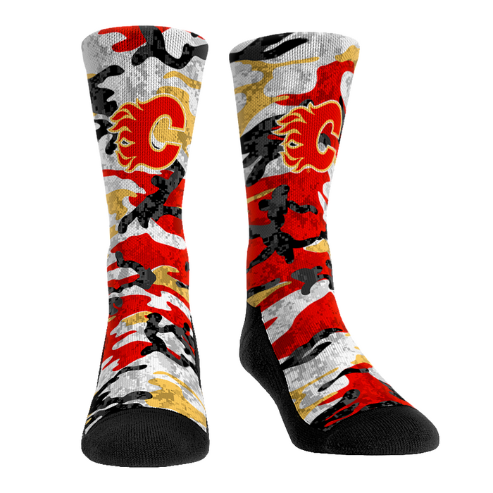 Calgary Flames - What The Camo by Rock 'Em Socks