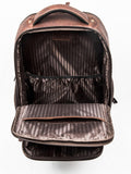 16" Cambridge Full-Grain Leather Laptop Backpack by MiamiLeathers.com