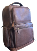 16" Cambridge Full-Grain Leather Laptop Backpack by MiamiLeathers.com