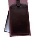Full-Grain Leather Luggage Tag – Cambridge Travel Bag Tag by MiamiLeathers.com
