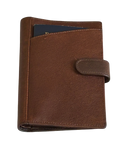 Cambridge Full-Grain Leather Travel Wallet & Passport Organizer by MiamiLeathers.com