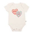 graphic bodysuit | candy hearts by Finn + Emma