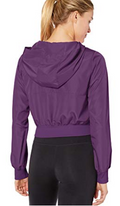 Soffe Womens Plus Size Curves Squad 1/4 Zip Cropped Hoodie by Vanessa Jane