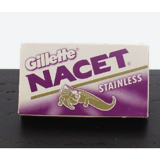 Gillette Nacet Stainless Double Edge Razor Blades - 20x5 Pack by Pasteur Pharmacy