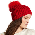 Steve Madden Oversized Pom Pom Knit Beanie by Vanessa Jane
