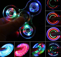 3-Pack: LED Fidget Spinner – Light Up Spin and Glow in the Dark Sensory Toy by DailySale