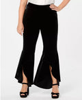 I.N.C. Plus Size Tulip-Hem Velvet Bootcut Pants by Vanessa Jane