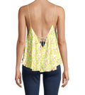 Free People Women’s Gardenia Printed Camisole – Lemon Multi – Size M by Vanessa Jane