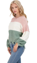 Jolie and Joy by Fct With Love Womens Crew Neck Drop Shoulder Pullover by Vanessa Jane