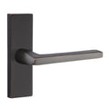 Emtek 1.5X5 Stretto Privacy Helios Lever Set with Thumbturn in Oil Rubbed Bronze by Vanessa Jane