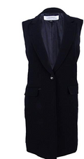 Tahari ASL Womens Long Blazer Vest, Size 24W by Vanessa Jane
