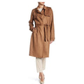 BLVD Faux Suede Trench Coat, Size Small by Vanessa Jane
