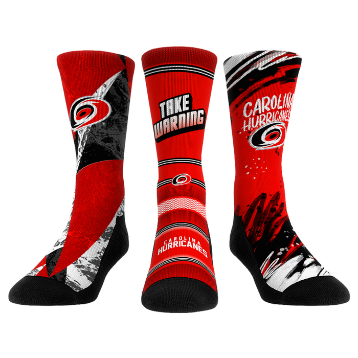 Carolina Hurricanes - Power Play 3-Pack by Rock 'Em Socks