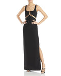 Aidan by Aidan Mattox Cutout Square Neck Gown by Vanessa Jane