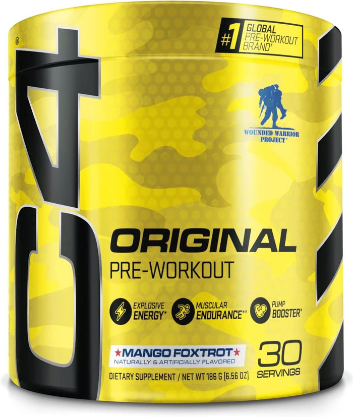 Cellucor C4 Original Pre-Workout — Mango Foxtrot, 30 Servings (Best By 10/2026) by Price Is Right Miami