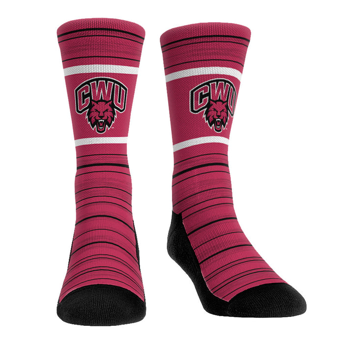 Central Washington Wildcats - Classic Lines by Rock 'Em Socks