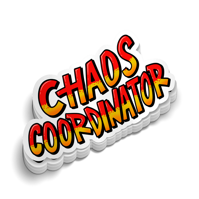 Chaos Coordinator - Hard Hat Decal by Armed American Supply