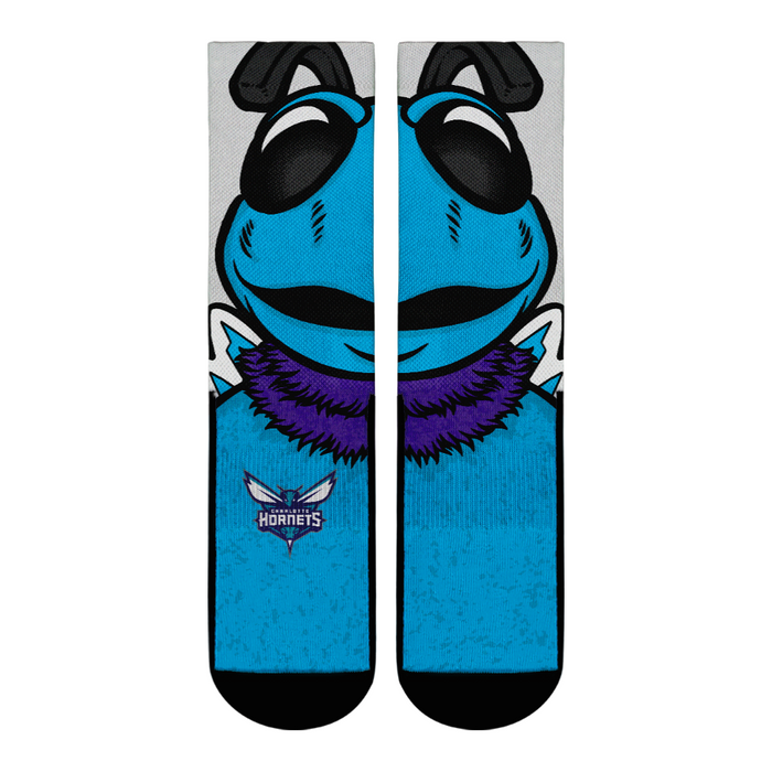 Charlotte Hornets - Split Face Mascot by Rock 'Em Socks