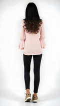 Charter Club Bell-Sleeve Keyhole Top, Size Small by Vanessa Jane