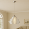 Trans Globe PND-960 One Light Pendant, Polished Chrome Finish