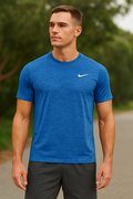 Nike Mens Heather Short Sleeve Rash Guard, Size Medium by Vanessa Jane