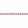 15.4 Ct Marquise Purple Rhodolite Garnet & Multi-Gemstone Prong Gold Plated Silver Leaf Cluster Tennis Bracelet by Fine Color Jewels