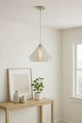 Trans Globe PND-961 One Light Pendant, Polished Chrome Finish by Vanessa Jane