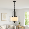 World Imports Renee II Beautiful Oil Rubbed Bronze 2-Light Glass Pendant by Vanessa Jane