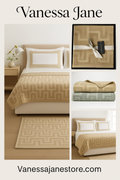 Hudson Park Collection Lambswool/Cashmere Interlocking Jacquard Throw by Vanessa Jane