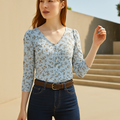 Crave Fame Juniors Ruched Textured Top by Vanessa Jane