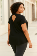 Ideology Women's Cutout-Back T-Shirt by Vanessa Jane
