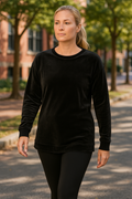 Ideology Women's Velour Pullover by Vanessa Jane