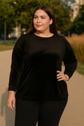 Ideology Women's Velour Pullover by Vanessa Jane
