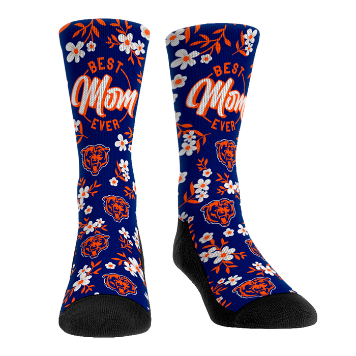 Chicago Bears - Best Mom Floral by Rock 'Em Socks