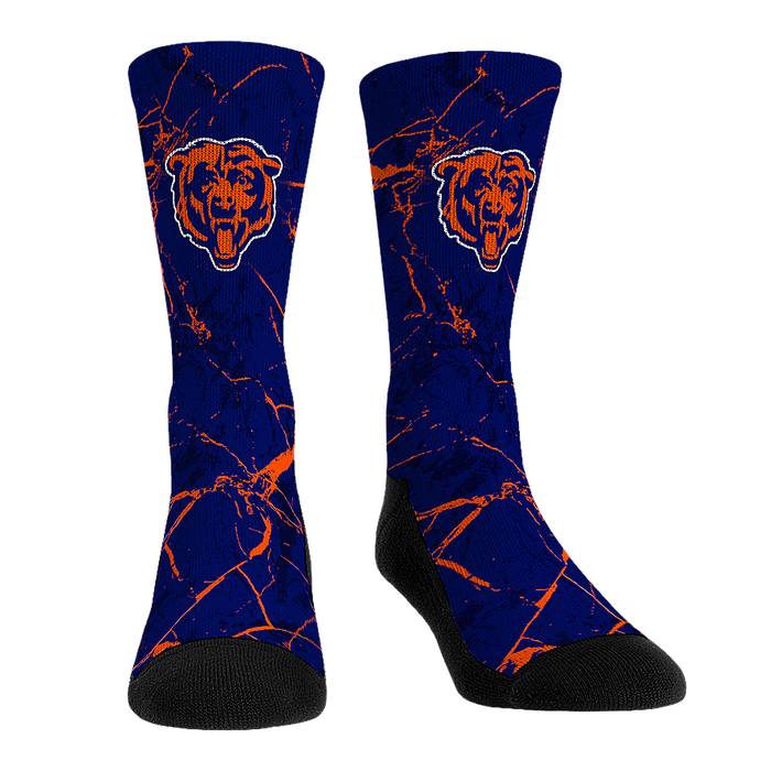 Chicago Bears - Cracked Marble by Rock 'Em Socks
