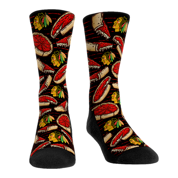 Chicago Blackhawks - Deep Dish Pizza by Rock 'Em Socks