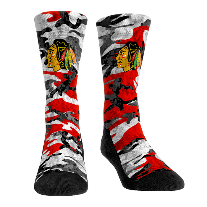 Chicago Blackhawks - What The Camo by Rock 'Em Socks