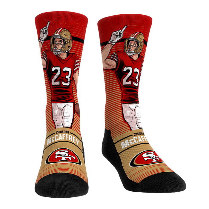 Christian McCaffrey - San Francisco 49ers - Big Shot by Rock 'Em Socks