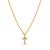Dainty Pearl Cross Necklace