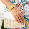 Ray of Light Cuff - Pearl by Christina Greene