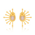 Ray of Sunshine Stud Earrings - Pearl by Christina Greene