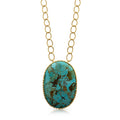 Pendant Necklace - Turquoise by Christina Greene