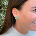 Stud Earrings - Turquoise by Christina Greene