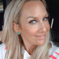 Stud Earrings - Turquoise by Christina Greene