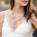 Sweet Squash Blossom Necklace by Christina Greene