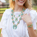 Sweet Squash Blossom Necklace by Christina Greene