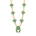 Sweet Squash Blossom Necklace by Christina Greene