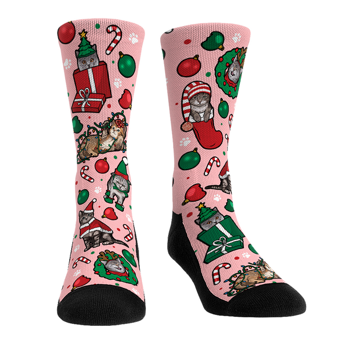 Holiday Cats - All-Over by Rock 'Em Socks